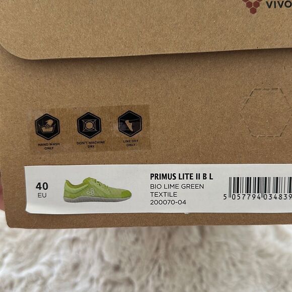 VIVOBAREFOOT Primus Lite II B L Bio Lime Green Size 40 EU - Picture 9 of 9
